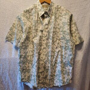 New Natural Issue Men M Hawaiian Shirt Cotton.Branded.Wrinkleless.MatchedPocket
